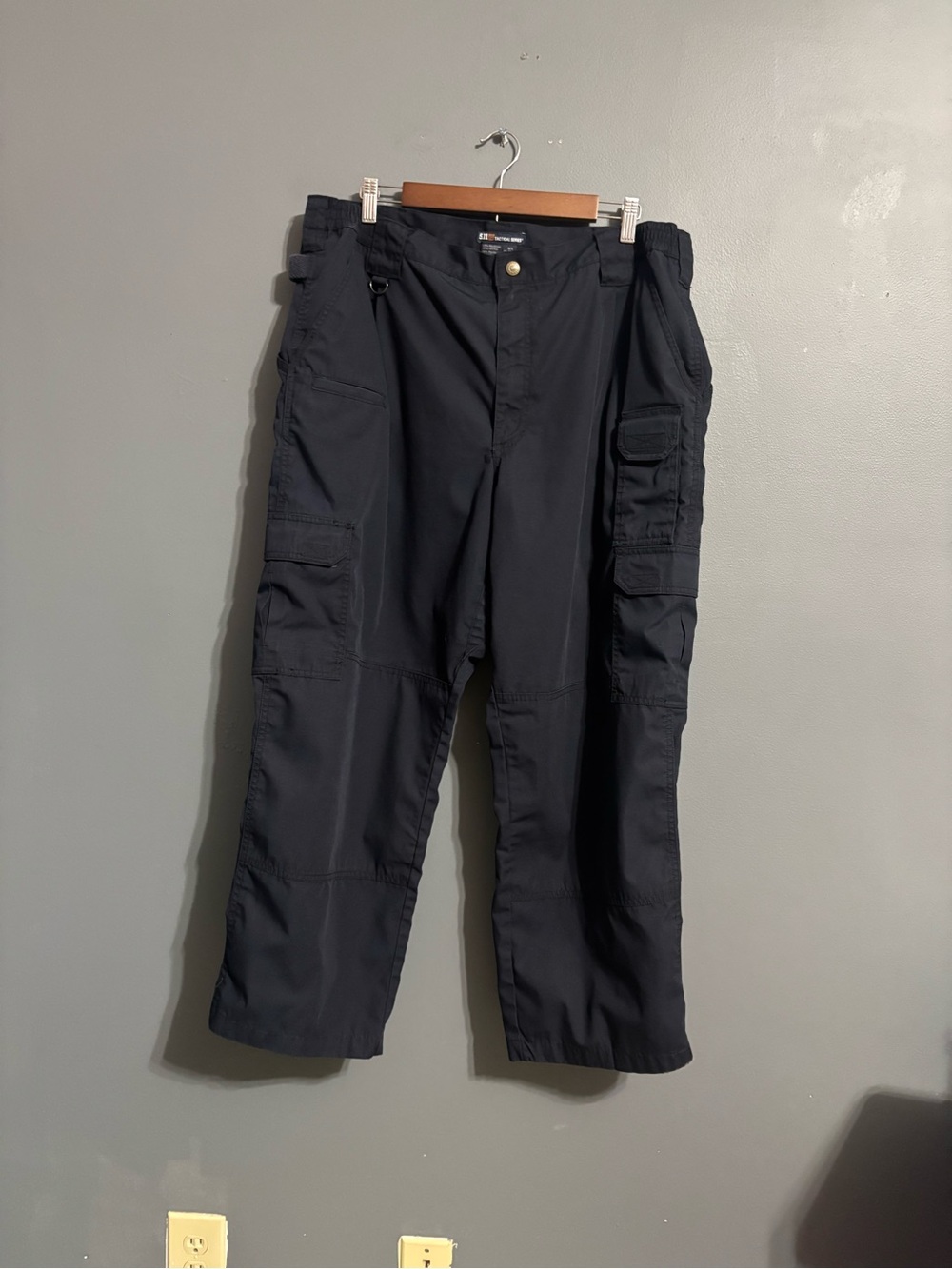 5.11 tactical navy blue “ripstop” utility cargo work outdoor pants men’s 40/30